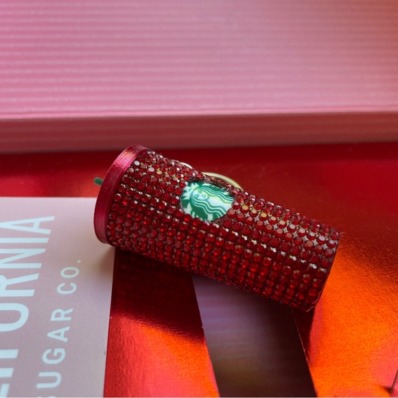 Limited Edition Starbucks Rhinestone Keychain - Picture 3 of 6